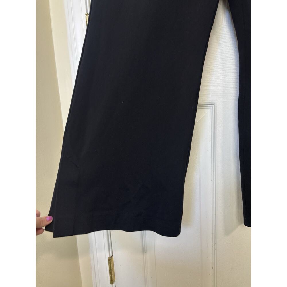Athleta Black Venice Flare Pant Large High Rise Work Travel UPF 50 Casual Pocket - Picture 12 of 13